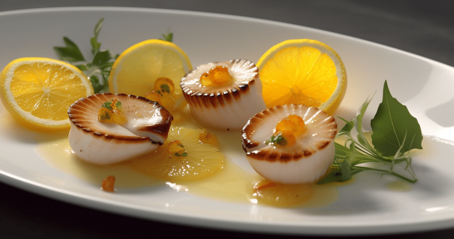 Scallops with Citrus Beurre Blanc