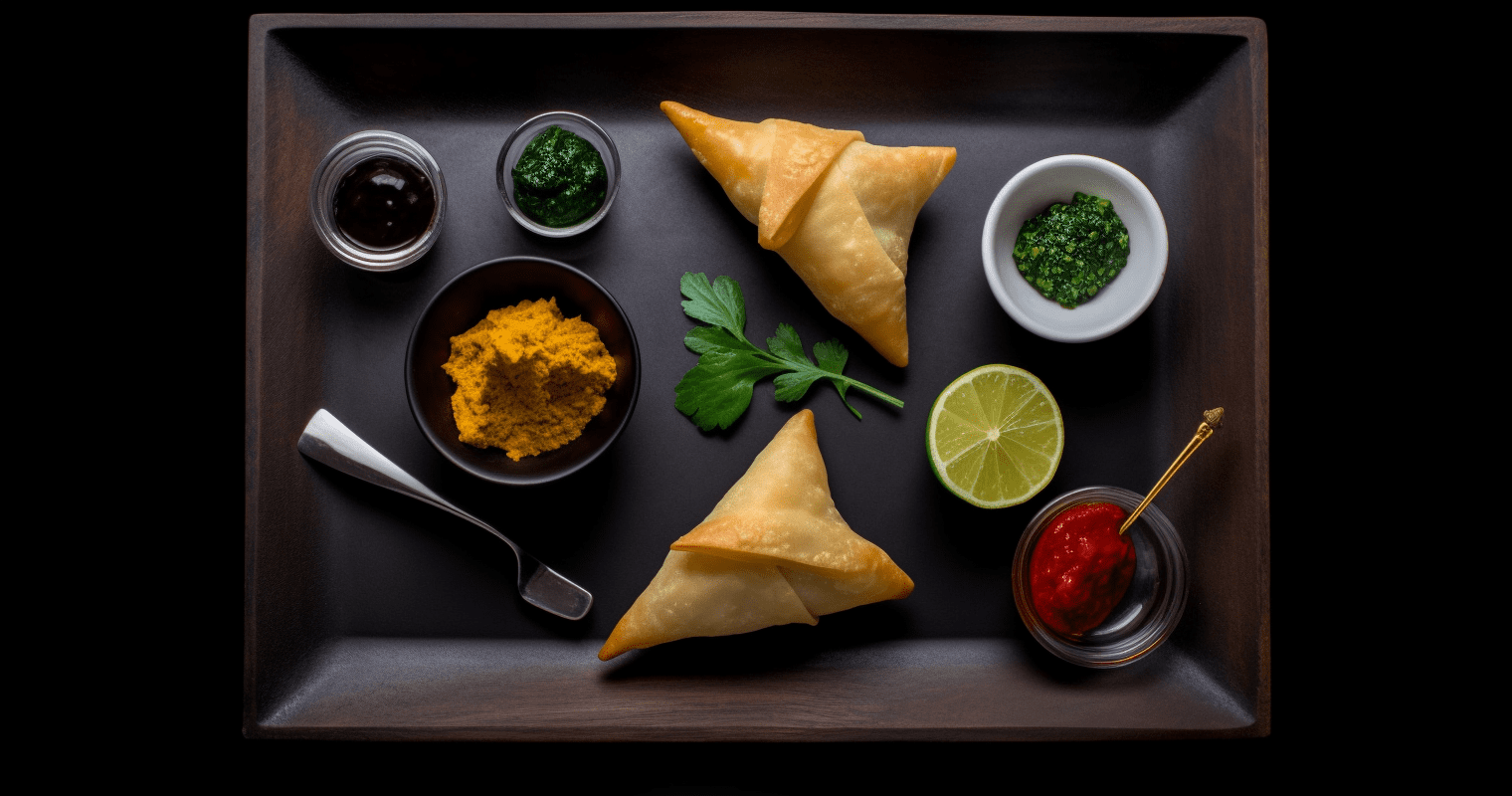 Samosa with Chutney