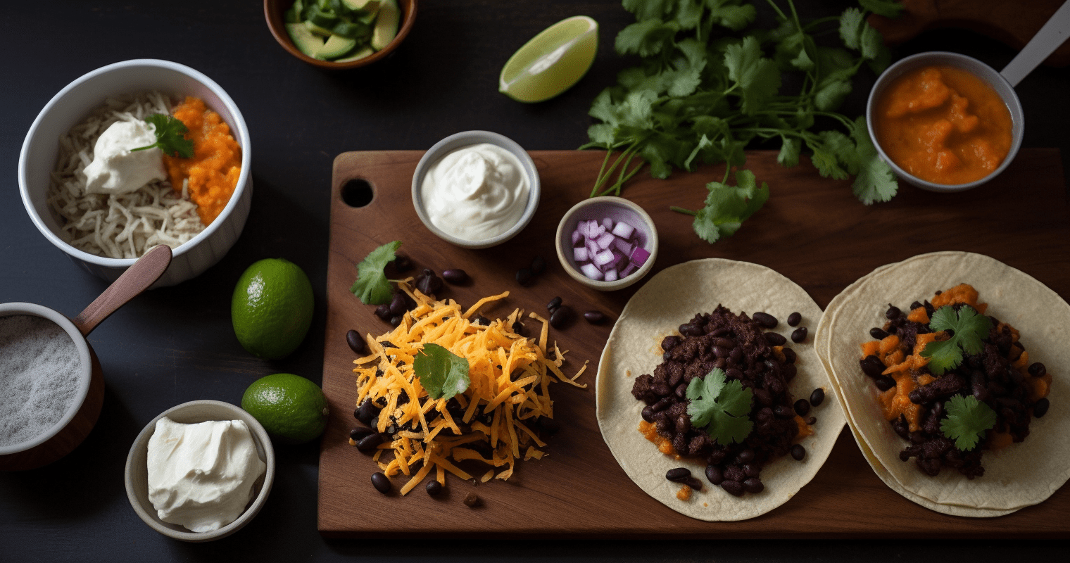 sweet potatoes and black beans