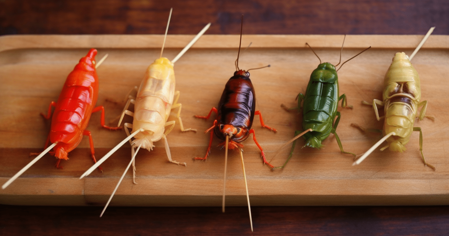 Thai Crickets on a Stick - Step by Step