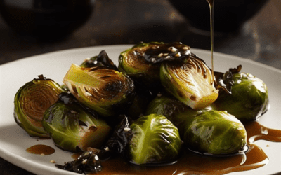 Delicious Roasted Brussels Sprouts with Balsamic Glaze Recipe