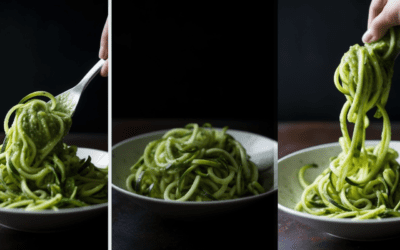 Transforming Ordinary Vegetables: Zucchini Noodles with Pesto Sauce