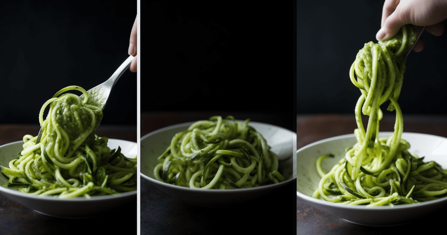 Transforming Ordinary Vegetables: Zucchini Noodles with Pesto Sauce