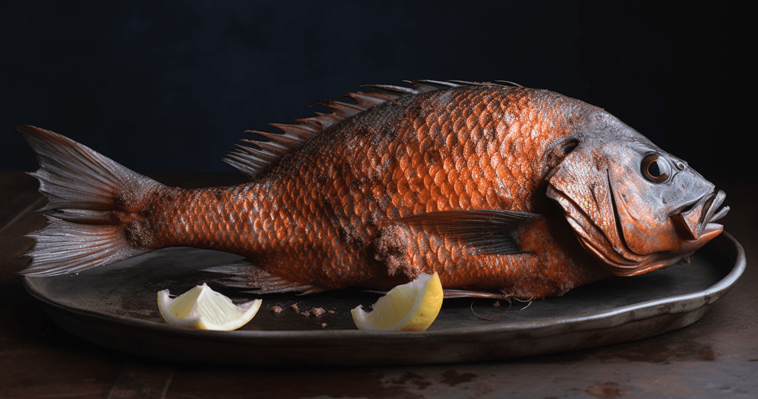 Blackened Red Snapper Cooking