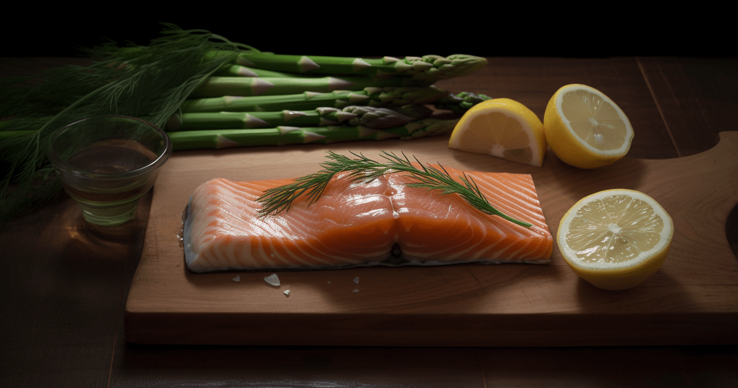 Indulge in the Flavors of the Coast with this Baked Salmon with Asparagus Recipe