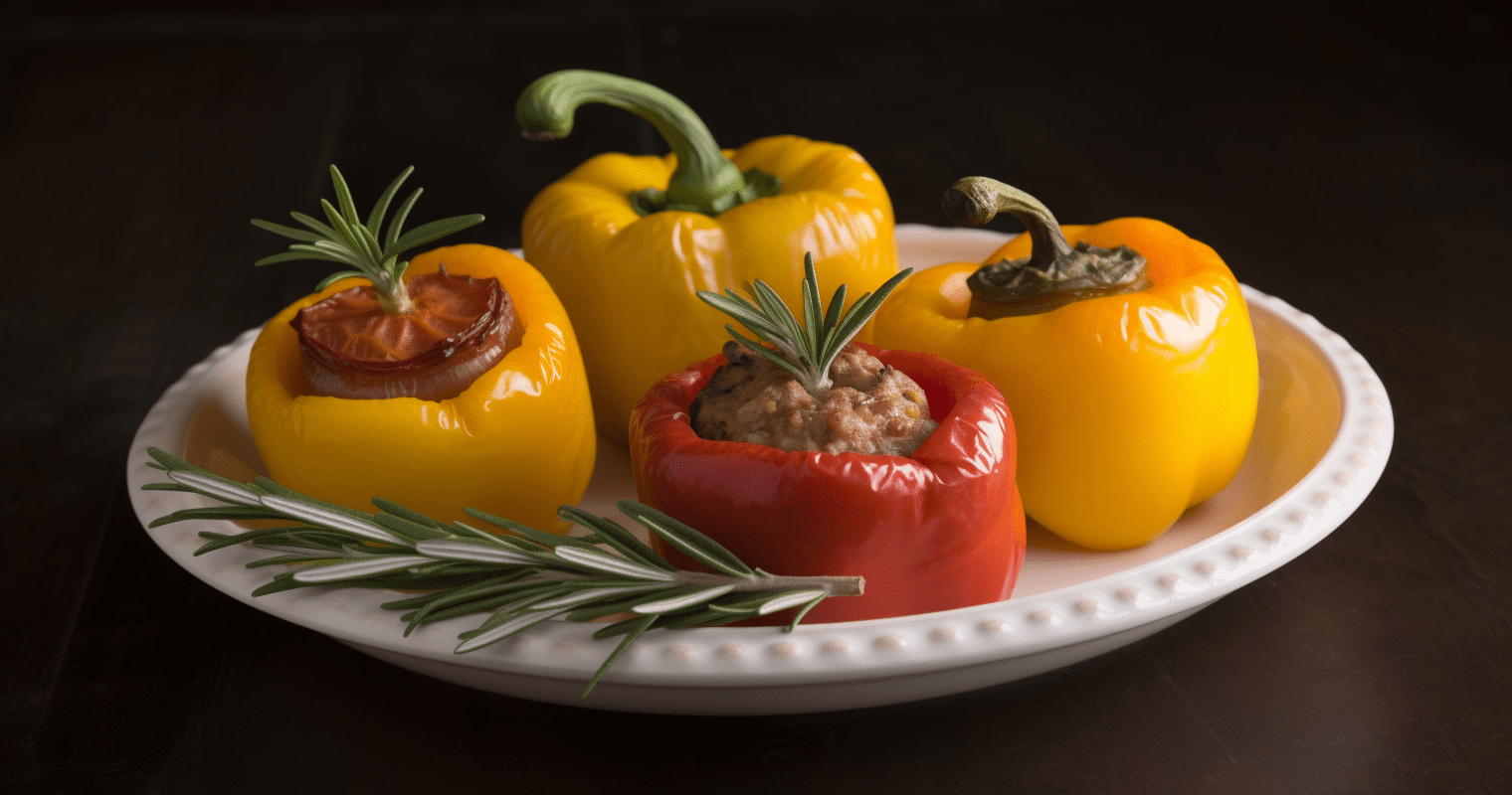 Experience a Taste of History with Sausage and Apple Stuffed Bell Peppers