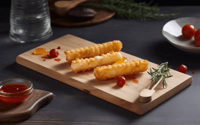 Delicious Twist on a Classic: Fried Cheese Sticks with Bacon and Peppers