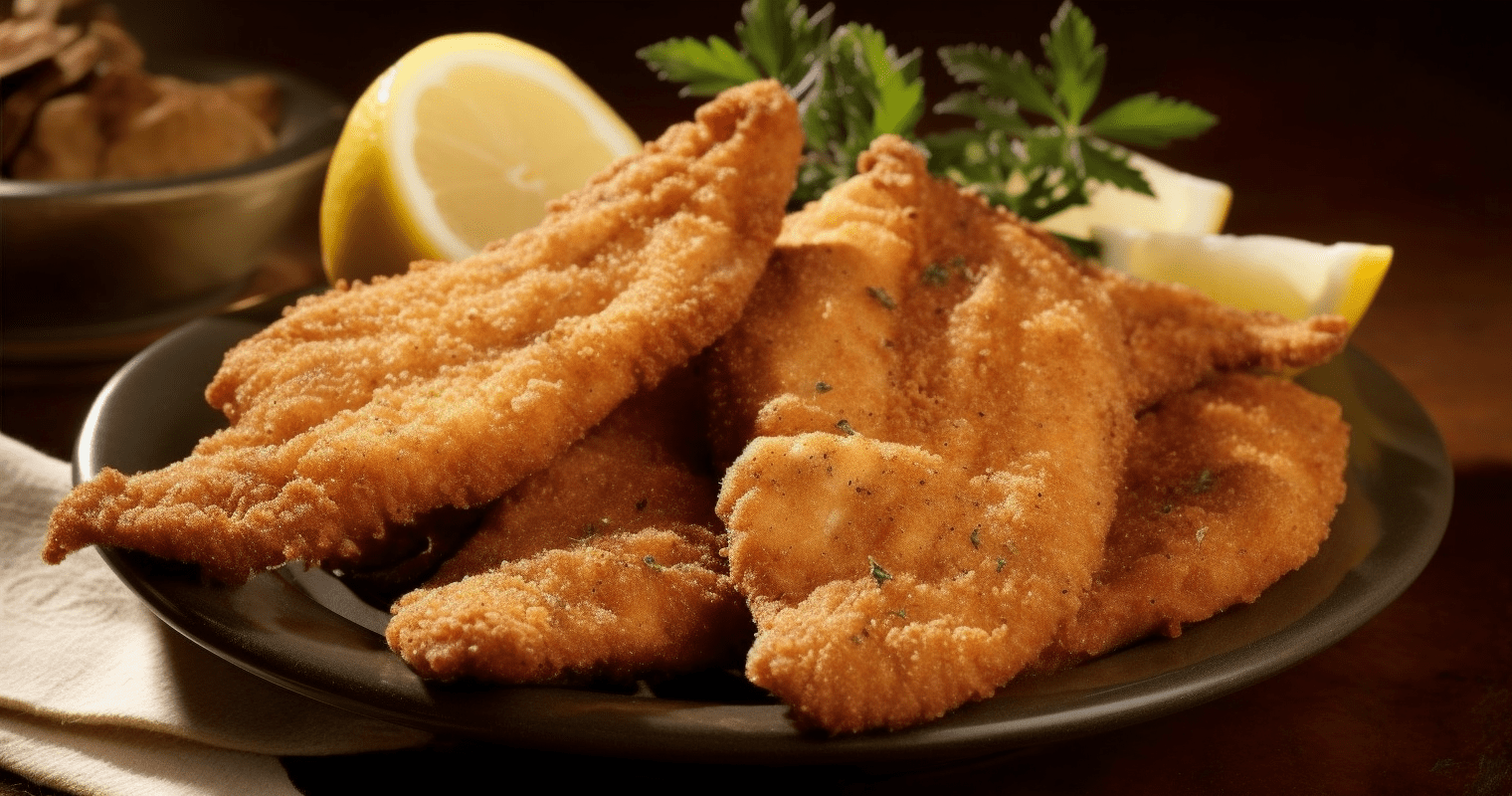Southern Fried Catfish being served