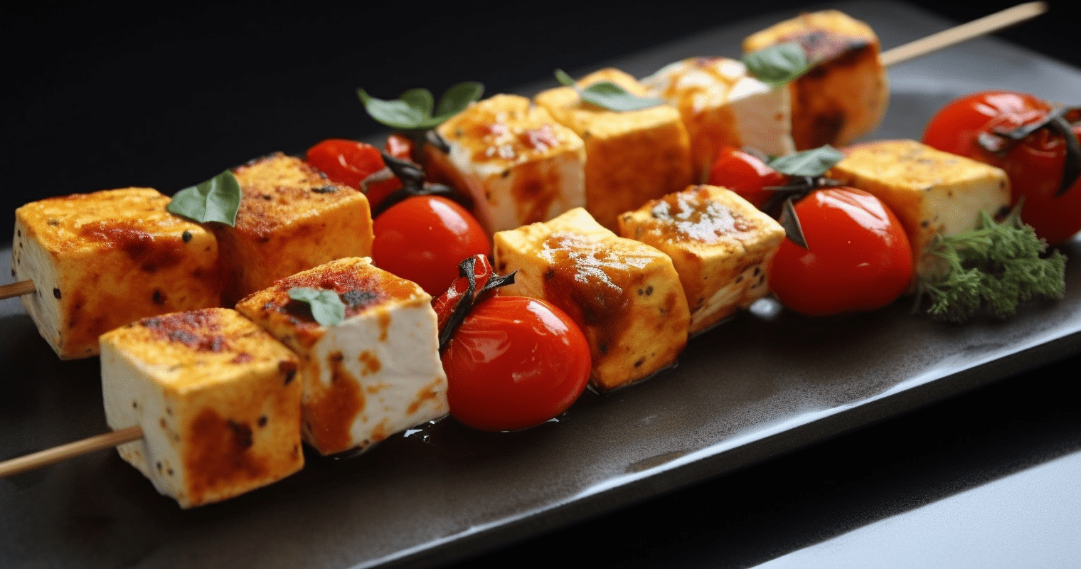 Paneer Tikka ready to be served