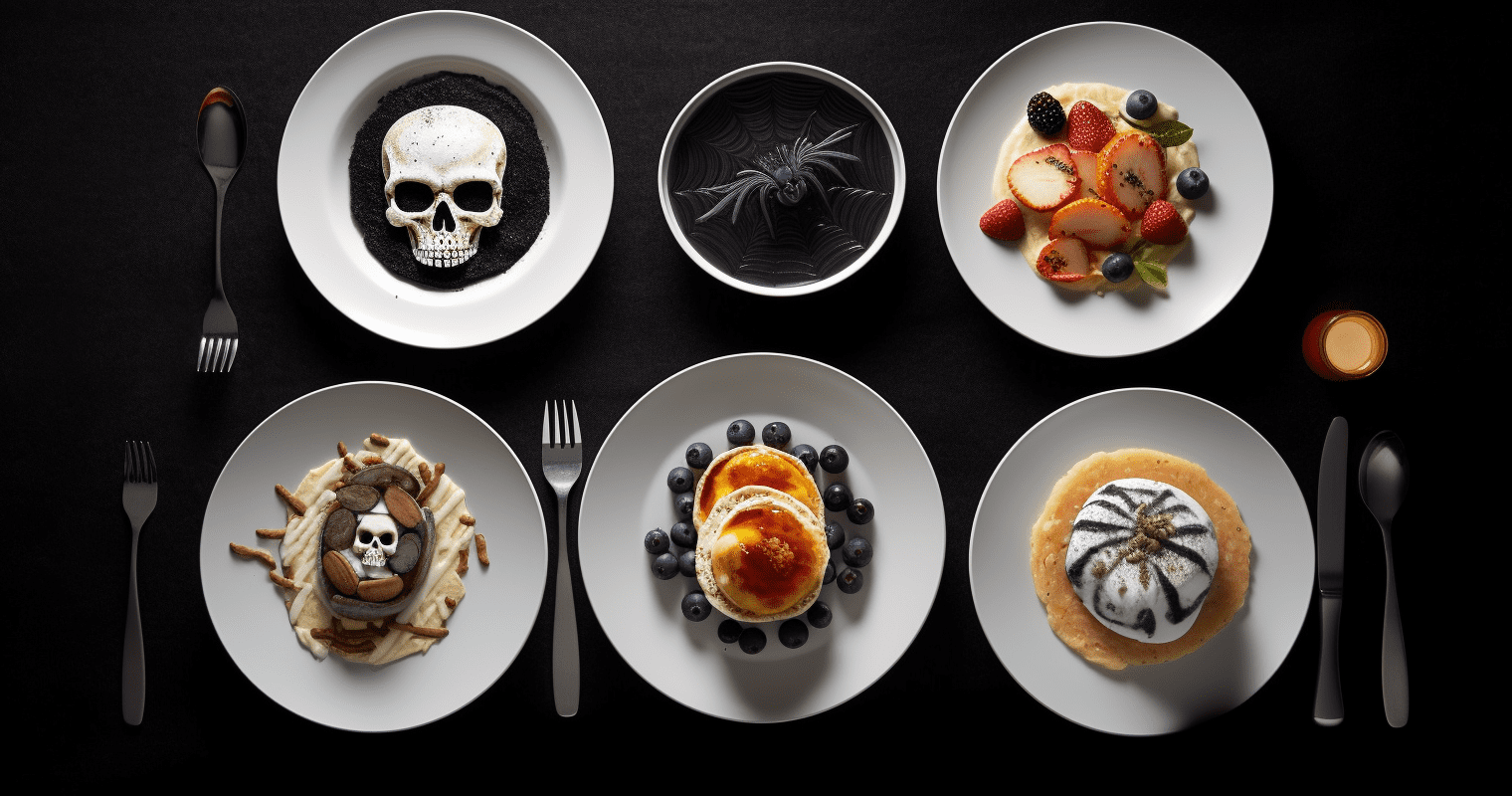 Get into the Halloween spirit with these hauntingly delicious Ghostly Pancakes