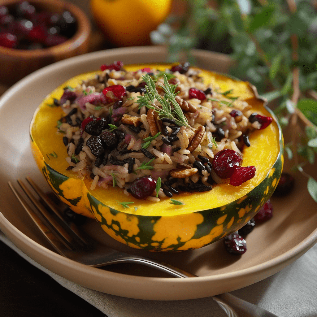 Filling Acorn Squash