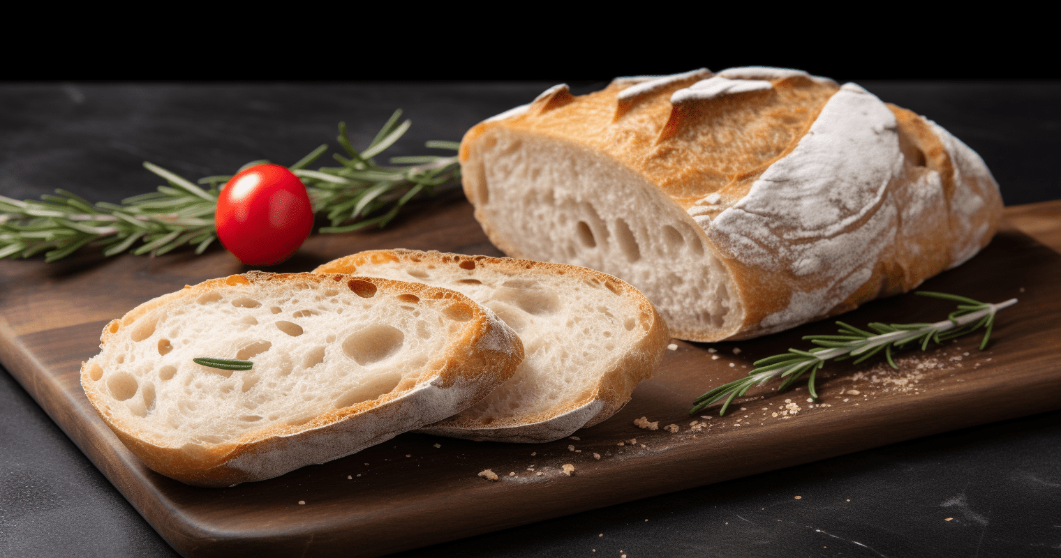 Image of sliced sourdough bread