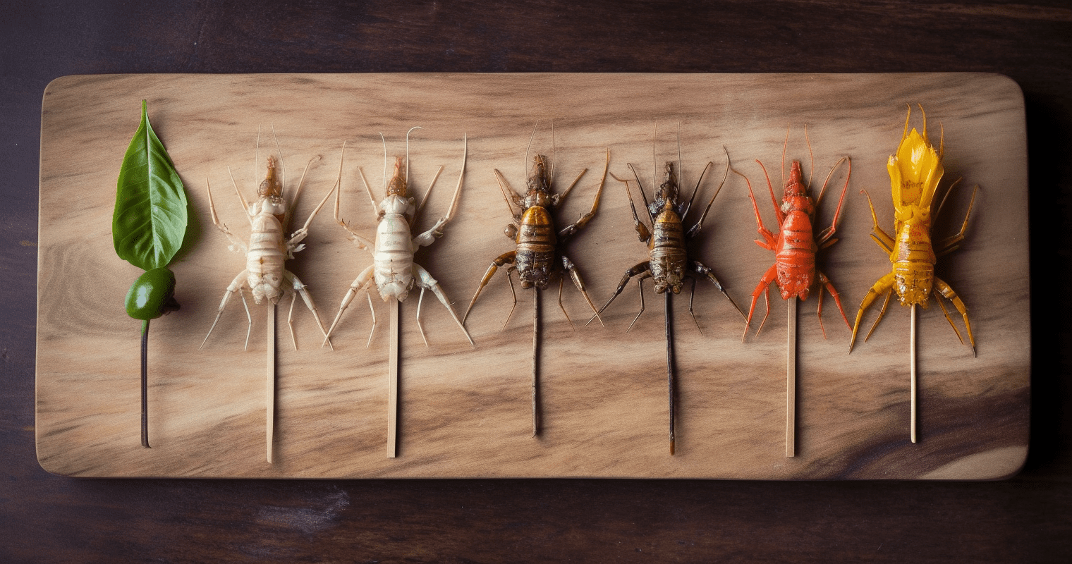 Thai Crickets on a Stick - Final Result