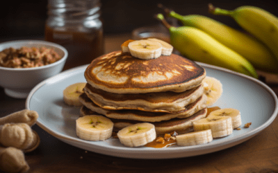 Deliciously Fluffy Vegan Banana Pancakes: A Nostalgic Twist on a Classic Breakfast Dish