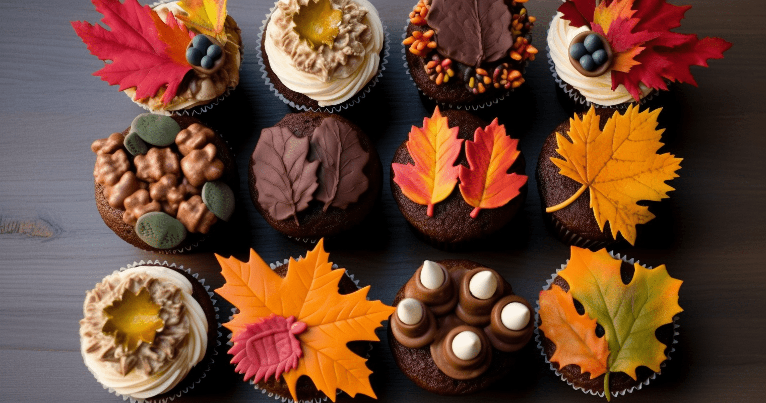 fall cupcakes variation image
