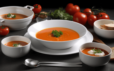 Delicious and Creamy Tomato Basil Soup Recipe