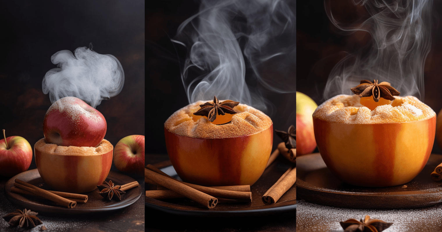 Fall-inspired baked apples