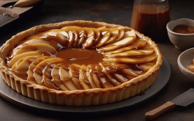 Delicious Apple Tart with Salted Caramel Sauce: A Heavenly Dessert Recipe