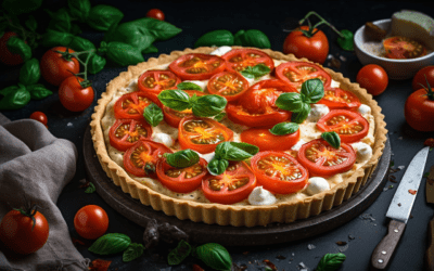 The Tomato and Mozzarella Tart: A Delicious Taste of Summer