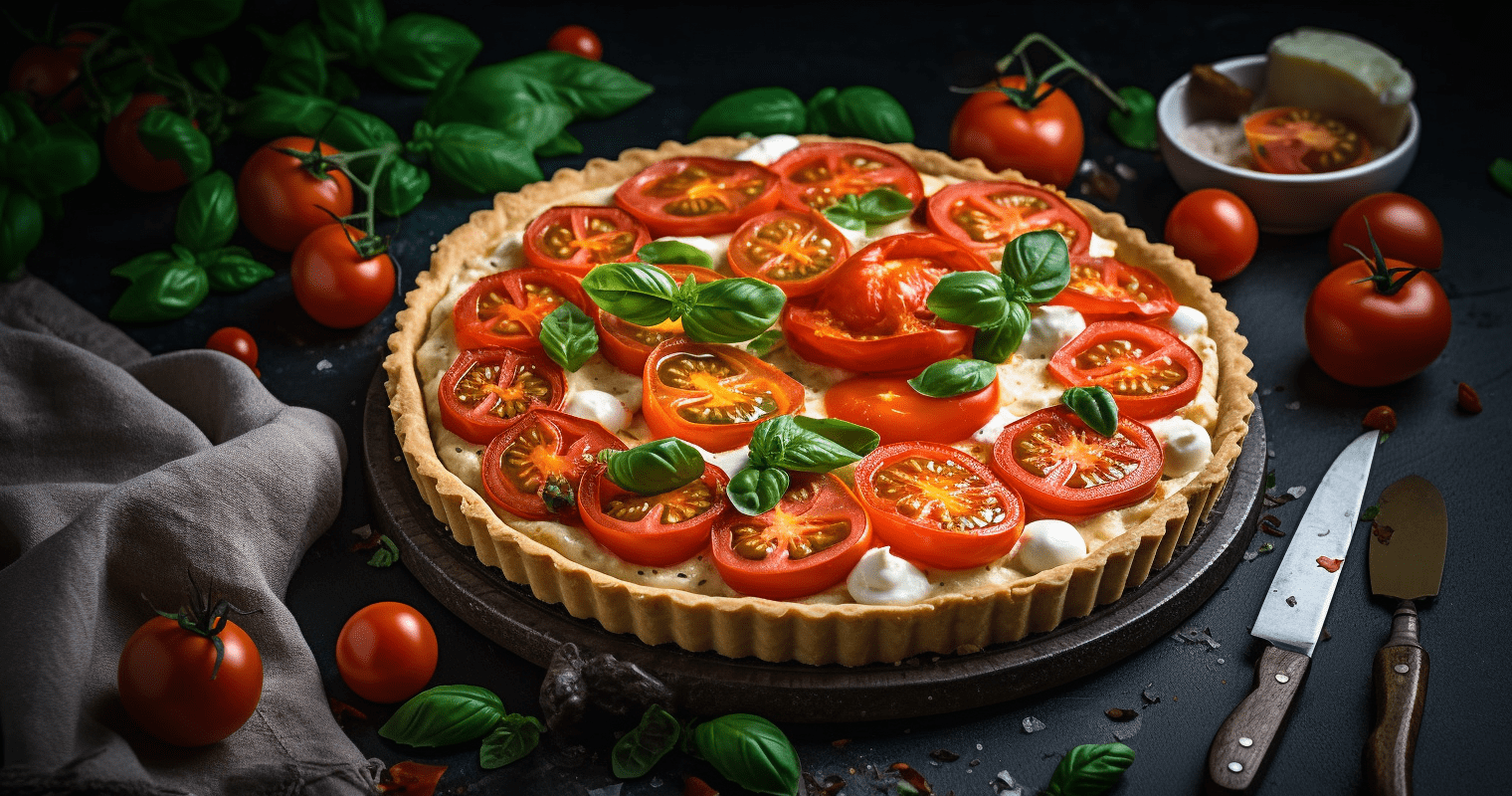 The Tomato and Mozzarella Tart: A Delicious Taste of Summer