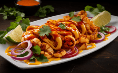 Spicy Tandoori Squid Fajitas: A Fusion of Indian and Mexican Flavors