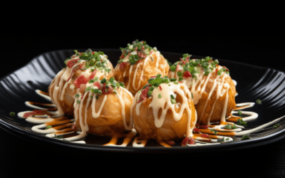 Authentic Japanese Takoyaki Recipe: Crispy Golden-Brown Balls with Octopus and Flavorful Fillings