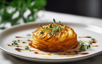 Golden Crusted Pommes Anna: A Classic French Delight with a Heavenly Crispiness