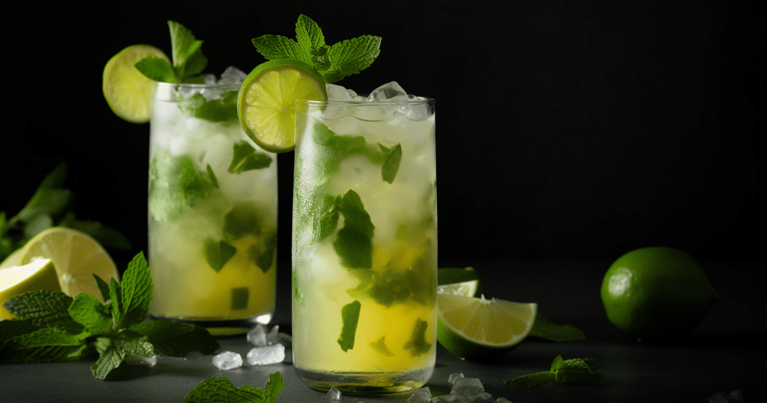 Pineapple Mojito Mocktail Final Product