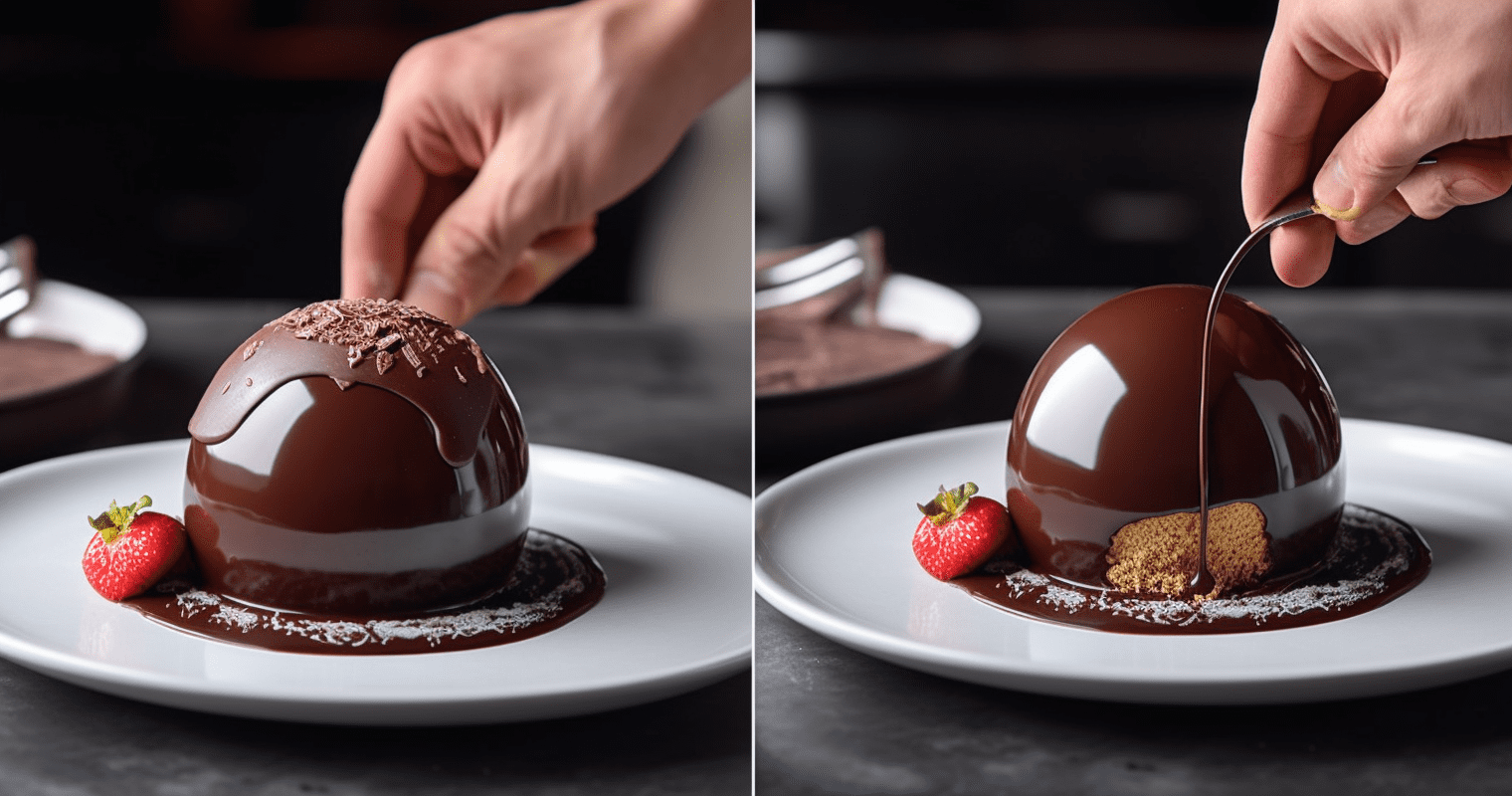 Chocolate Mousse Dome