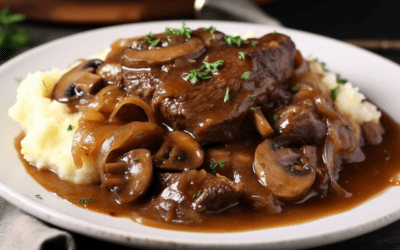 Rustic Braised Steak and Onions: A Hearty and Flavorful Dish