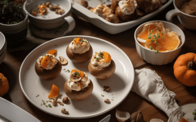 Delicious Stuffing Stuffed Mushrooms: Turn Leftovers into a Mouthwatering Delight