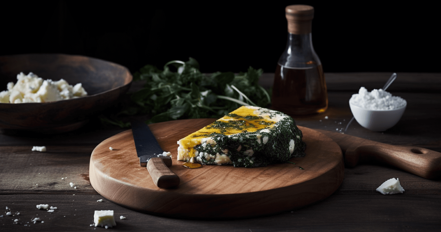 Feta and Spinach Omelette Ingredients