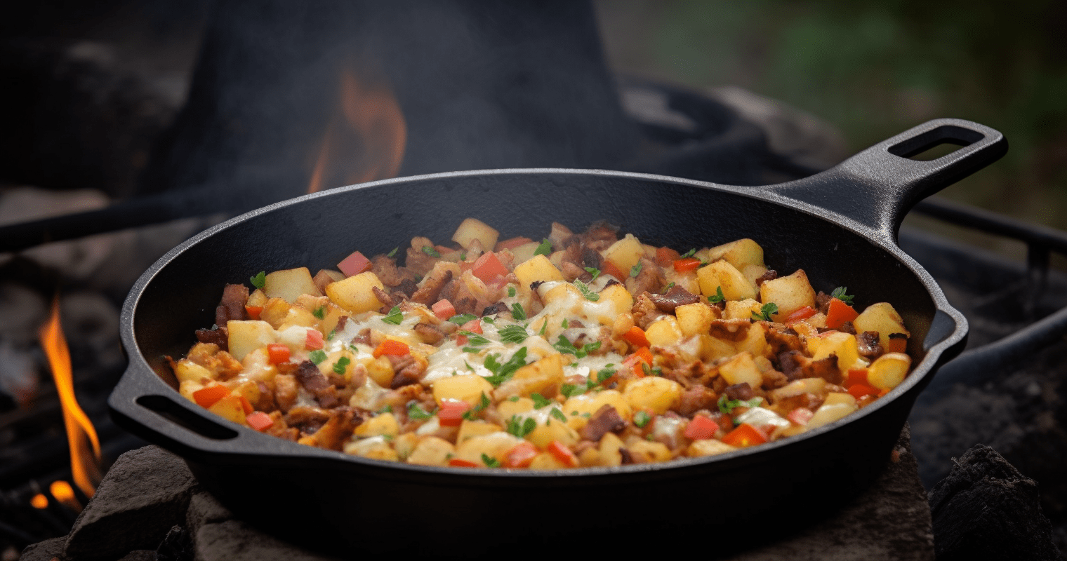 Campfire Breakfast Hash Cooking Instructions