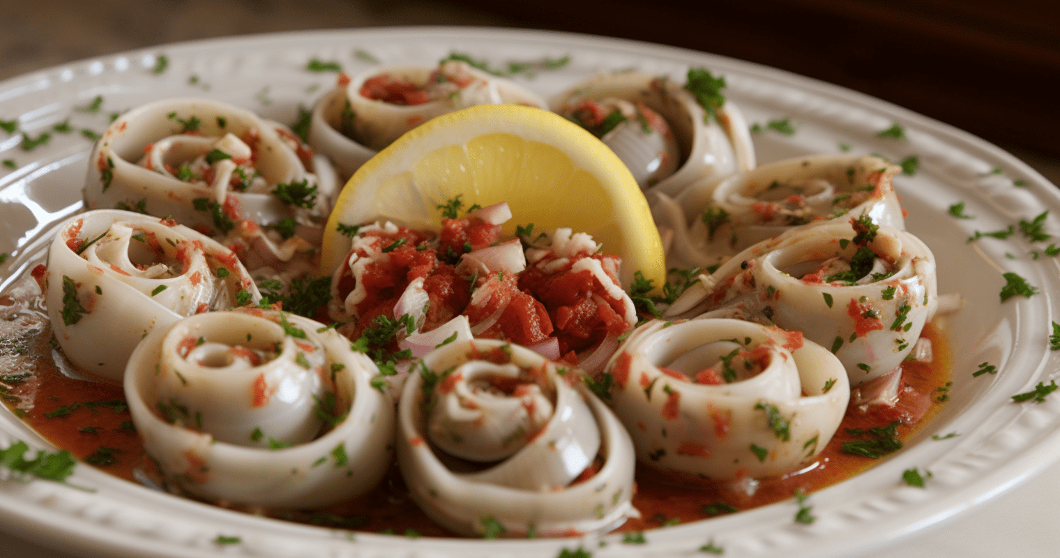 Greek-Style Stuffed Calamari Cooking Instructions