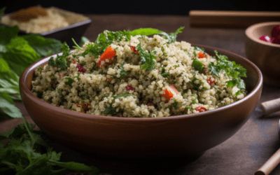 Create a Culinary Masterpiece with This Fresh and Flavorful Herbed Quinoa Salad