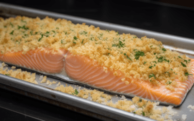 Crunchy Herb-Crusted Salmon Fillets: A Coastal Delight