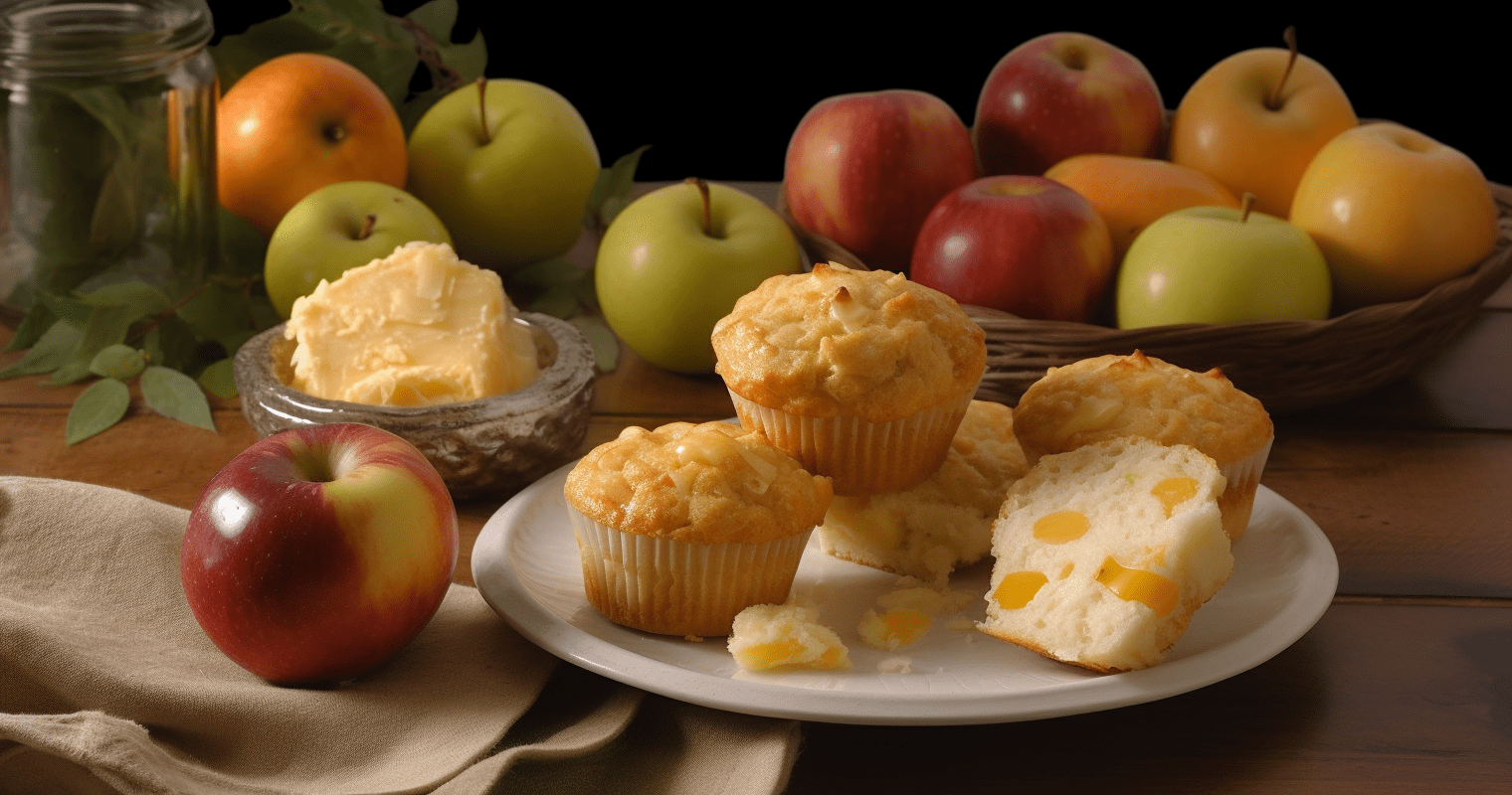 Cheddar Apple Muffins Cooking Instructions