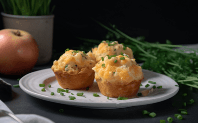Savory and Sweet: Indulge in Cheddar Apple Muffins with a Tangy Twist