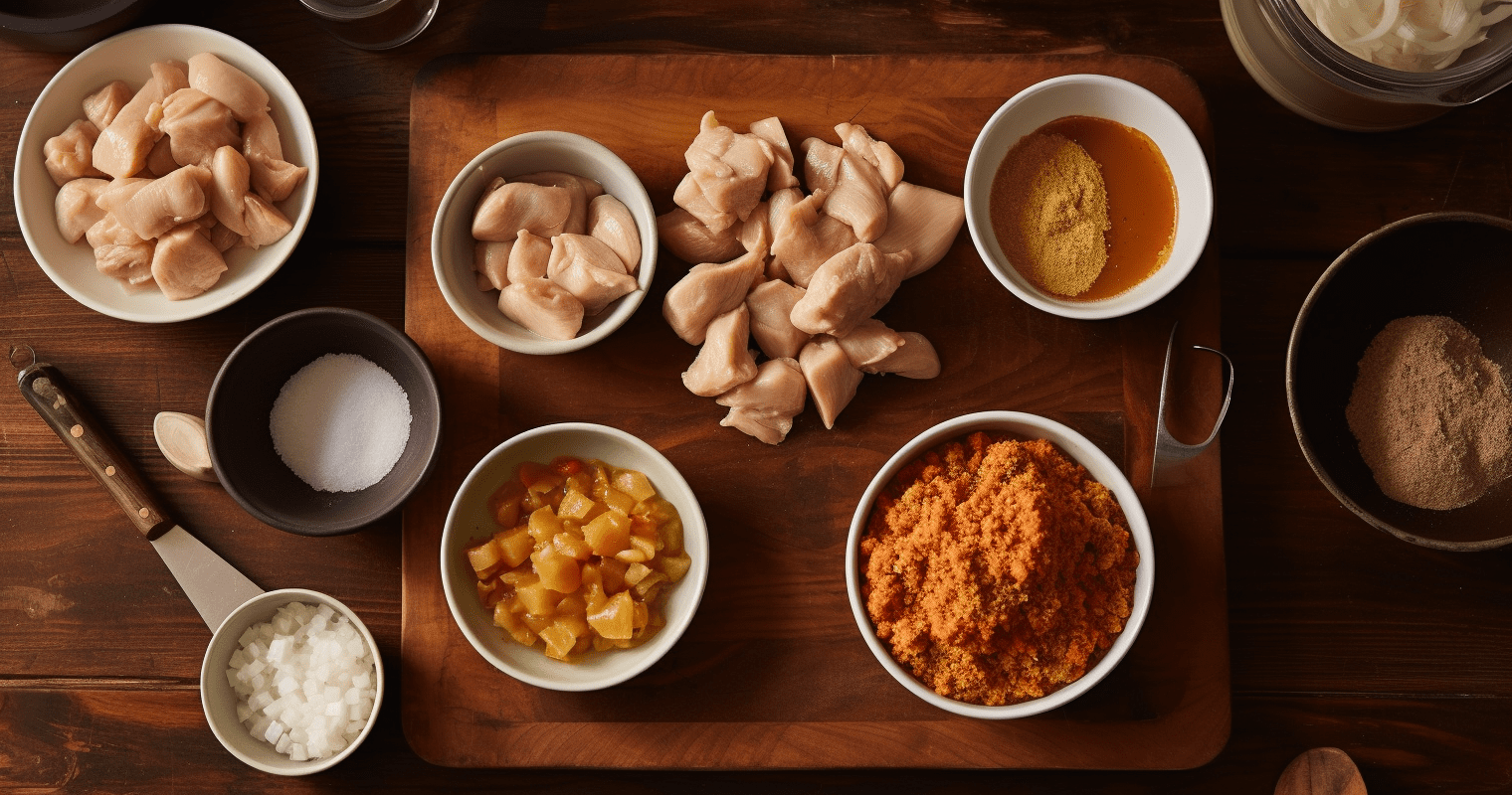 Chicken Tagine Ingredients