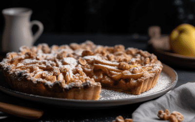 Deliciously Warm Cinnamon Walnut Apple Tart