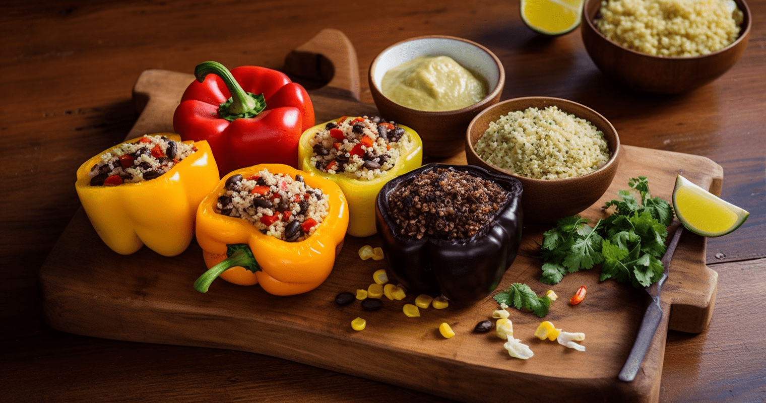 Quinoa Stuffed Bell Peppers Ingredients