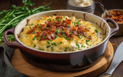 Creamy Herb and Garlic Cheese Grits Casserole: A Southern Delight for Any Occasion