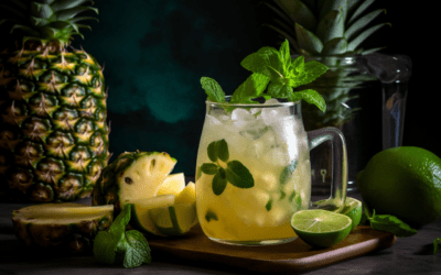 Tropical Paradise in a Glass: Refreshing Pineapple Mojito Mocktail Recipe