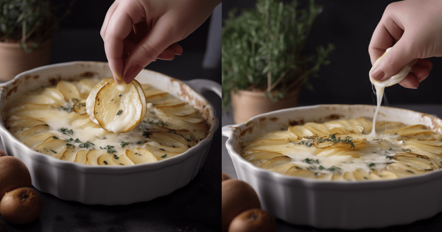 Potato Gratin with Camembert Cooking Instructions