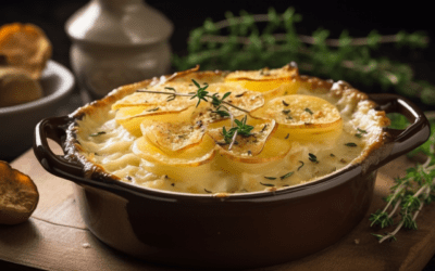 Cheesy and Creamy Potato Gratin with Camembert: A French Delight to Warm Your Kitchen