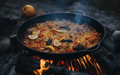 The Savory Delight of Campfire Paella: A Spanish-Inspired Culinary Adventure