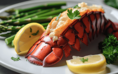 Delicious Grilled or Baked Lobster Tails with Garlic Butter