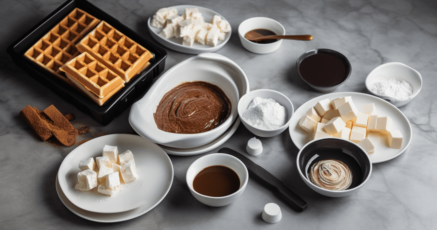 Churro Waffle Sundae Cooking Instructions