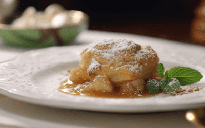 Classic Green Apple Cobbler: A Heartwarming Dessert Filled with Tangy Apples and Fluffy Biscuit Topping