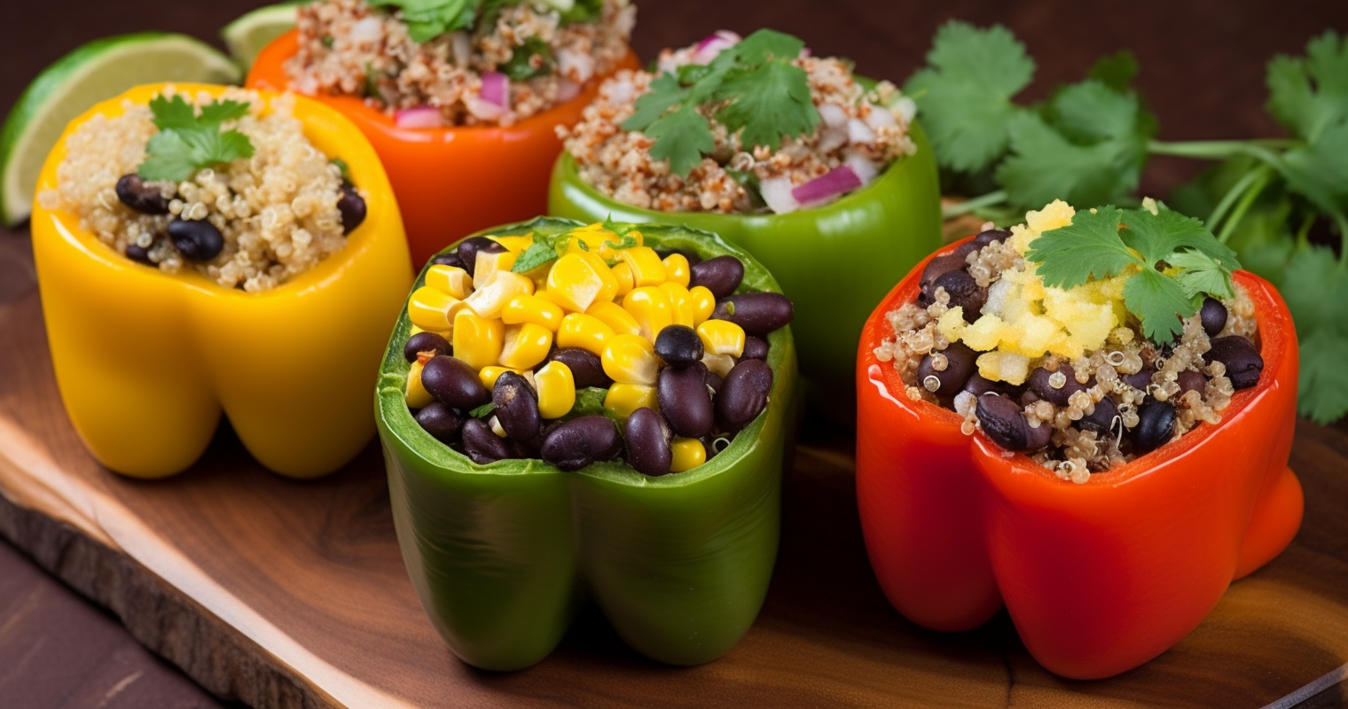 Quinoa Stuffed Bell Peppers Cooking Instructions